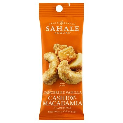Sahale Snacks Glazed Mix Tangerine Vanilla Cashew-Macadamia 9/1.5 OZ [UNFI #2066694] [ebt]