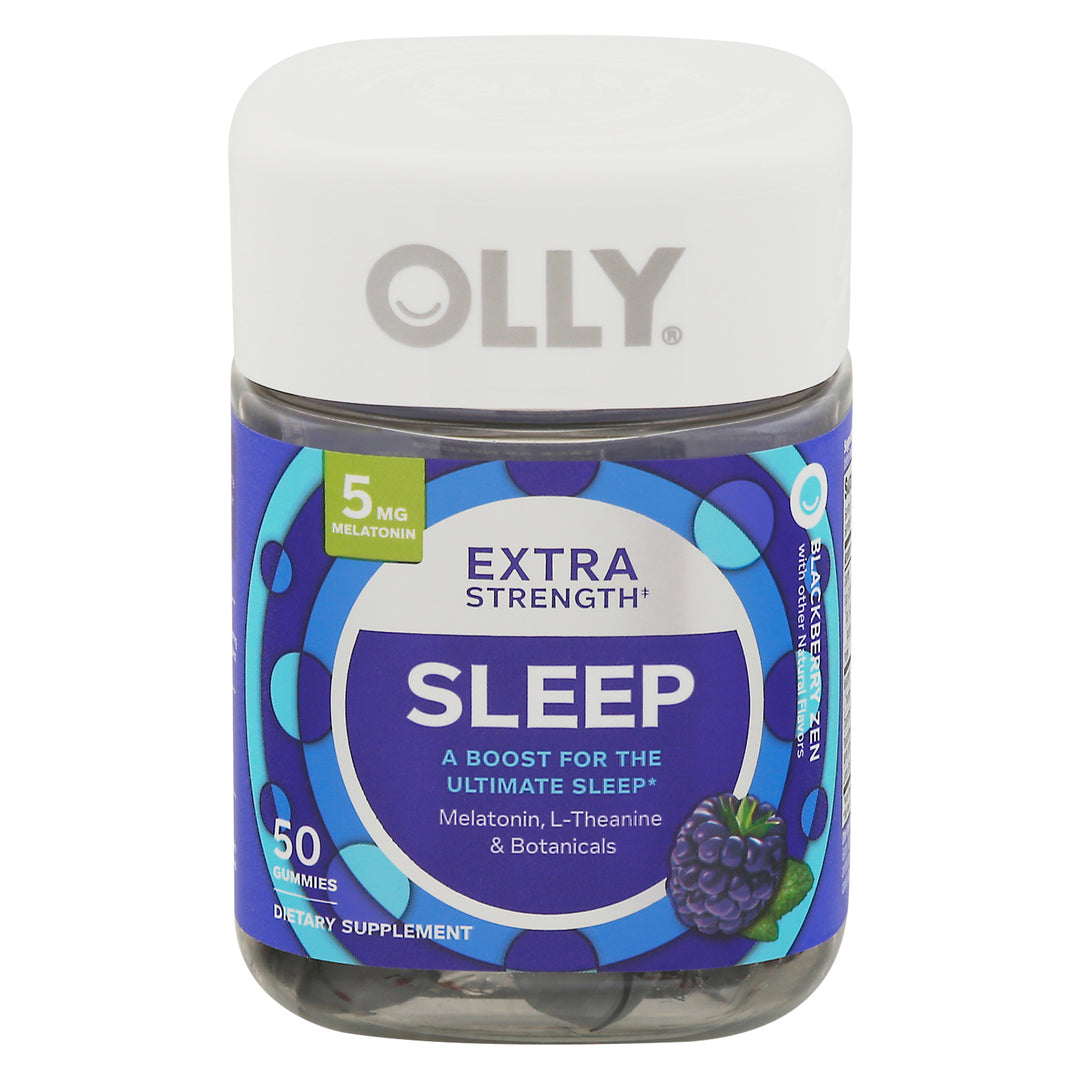 Olly Sleep Extra Strength 5 Mg Gummies Blackberry Zen 3/50 CT [UNFI #2999837]