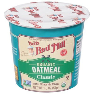 Bobs Red Mill Oatmeal Organic Classic 12/1.80OZ [UNFI #2188241] [ebt]