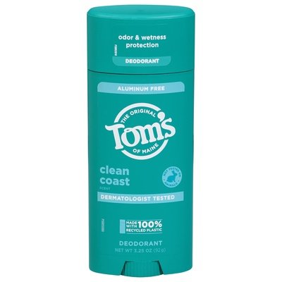 Toms Of Maine Deodorant Clean Coast Scent Aluminum Free 1/3.25 OZ [UNFI #3037710] T