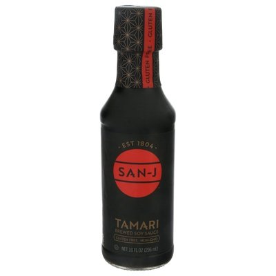 San-J Brewed Soy Sauce Tamari 6/10 OZ [UNFI #0185629] [ebt]