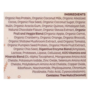 Kos Plant Protein Organic Chocolate Flavored 19.6 OZ [UNFI #2521318]