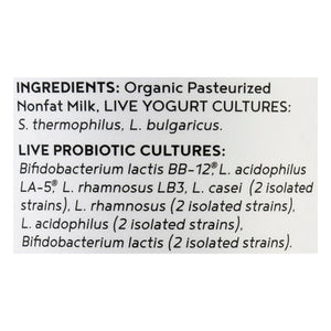 Nancys Springfield Creamery Yogurt Nonfat Organic Plain 6/32 OZ [UNFI #0280651] [ebt]
