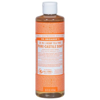 Dr Bronners Soap Pure-Castile 18-In-1 Hemp Tea Tree 1/16 OZ [UNFI #955286] T