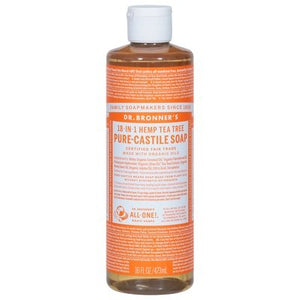 Dr Bronners Soap Pure-Castile 18-In-1 Hemp Tea Tree 1/16 OZ [UNFI #955286] T
