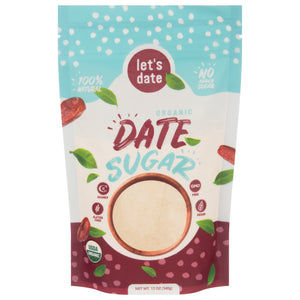 Lets Date Sugar Organic Date 6/12 OZ [UNFI #2822310] [ebt]