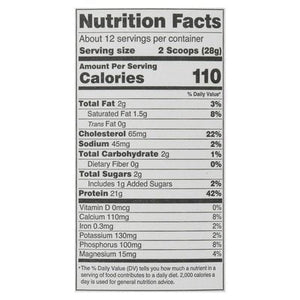 Simply Teras Whey Protein Pure Bourbon Vanilla 1/12 OZ [UNFI #404475]