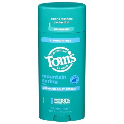 Toms Of Maine Deodorant Mountain Spring Scent Aluminum Free 6/3.25 OZ [UNFI #3025459] T