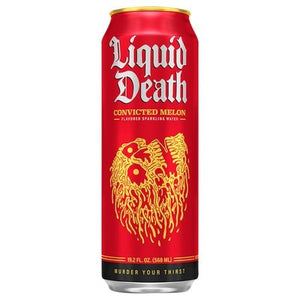 Liquid Death Sparkling Water Convicted Melon Flavored 24/19.2 OZ [UNFI #2930394] [ebt]