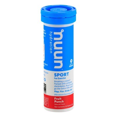 Nuun Sport Tablets Fruit Punch 8/10 TAB [UNFI #1791334]
