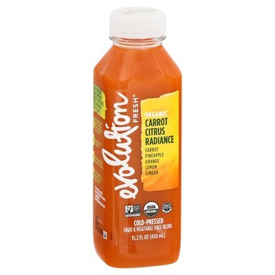 Evolution Fresh Cold-Pressed Juice Organic Carrot Citrus Radiance 6/15.2 OZ [UNFI #2578227] [ebt]