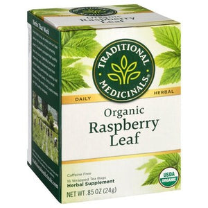 Traditional Medicinals Herbal Supplement Organic Raspberry Leaf Caffeine Free Tea Bags 6/16 Bag [UNFI #0117747] [ebt]