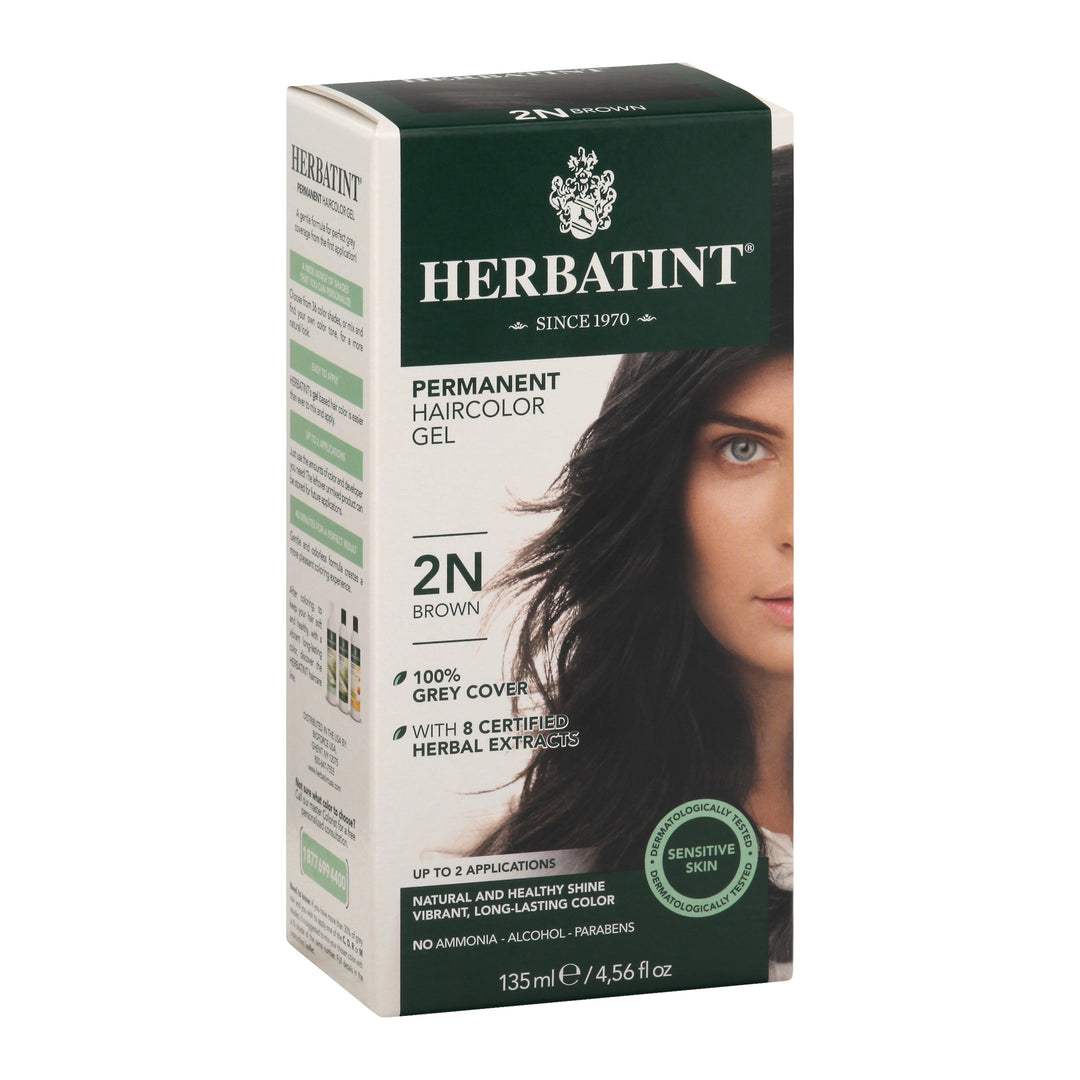 Herbatint Haircolor Gel Permanent Brown 2N Box 5.75 OZ [UNFI #3115466] T