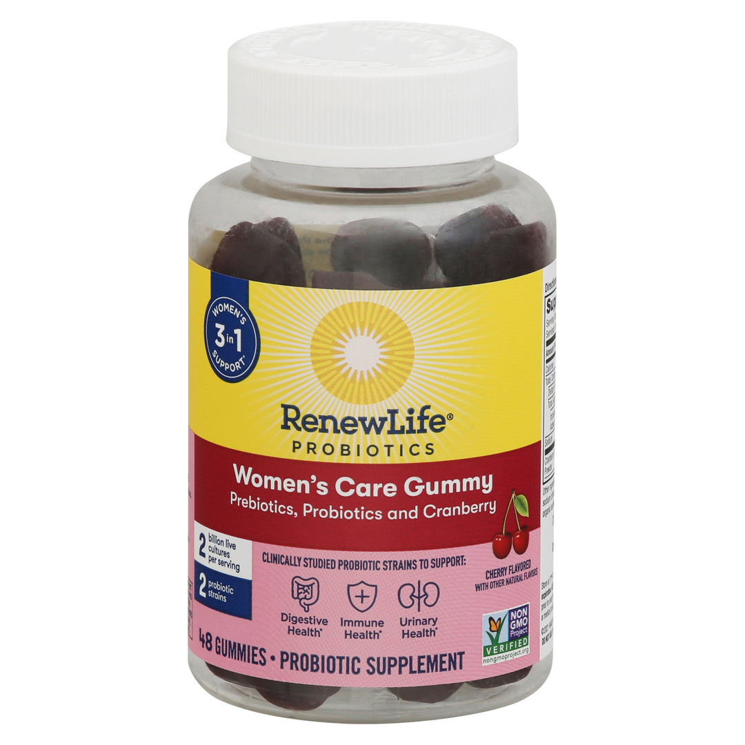 Renew Life Probiotics Womens Care Gummy Cherry 48 CT [UNFI #2871283]