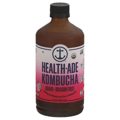 Health-Ade Kombucha Guava/Dragon Fruit 12/16 OZ [UNFI #3044070] [ebt]