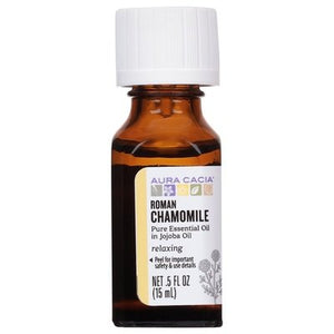 Aura Cacia Pure Essential Oil Roman Chamomile 1/.5 OZ [UNFI #548271] T