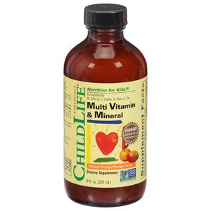 Childlife Essentials Multi Vitamin & Mineral Natural Orange/Mango Flavor 8 OZ [UNFI #0408773]