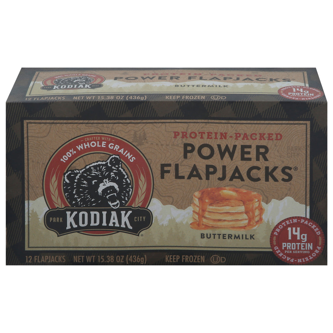 Kodiak Cakes Power Flapjacks Protein-Packed Buttermilk 8/15.37 OZ [UNFI #2259323] [ebt]