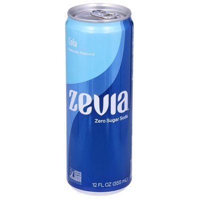 Zevia Soda Zero Sugar Cola 12/12 OZ [UNFI #2819225] [ebt]