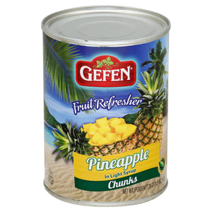 Gefen Pineapple Chunks In Light Syrup 24/20 OZ [UNFI #980722] [ebt]