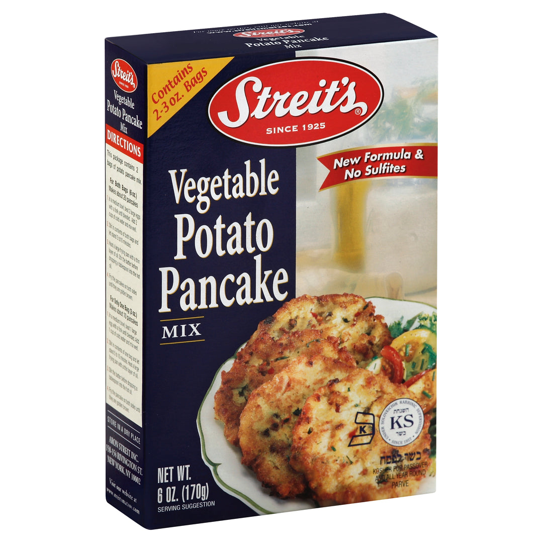 Streits Potato Pancake Mix Vegetable 12/6 OZ [UNFI #195867] [ebt]