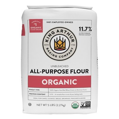 King Arthur Flour All-Purpose Flour Organic Unbleached 6/5 Lb [UNFI #0796938] [ebt]