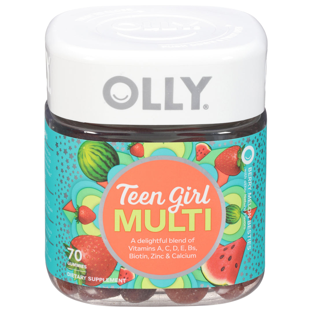 Olly Teen Girl Multi Berry Melon Flavor Gummies 70 CT [UNFI #2736361]