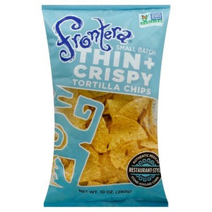 Frontera Tortilla Chips Thin + Crispy Small Batch 12/10 OZ [UNFI #0961292] [ebt]