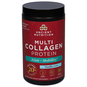 Ancient Nutrition Multi Collagen Protein Joint + Mobility Vanilla Flavor 7.48 OZ [UNFI #2734440]