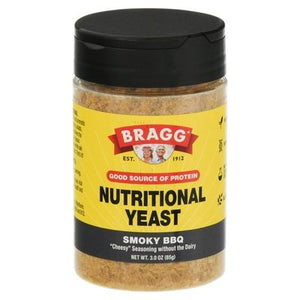 Bragg Nutritional Yeast Smoky BBQ 6/3 OZ [UNFI #2812691] [ebt]
