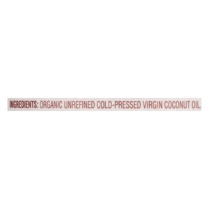 Nutiva Virgin Coconut Oil Organic 1/15 OZ [UNFI #389874] [ebt]