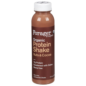 Forager Protein Shake Organic Nuts & Cocoa 6/12 OZ [UNFI #2396729] [ebt]