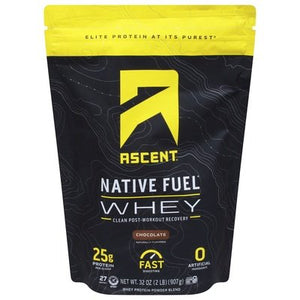 Ascent Whey Protein Powder Blend Chocolate 2 LB [UNFI #2303519]