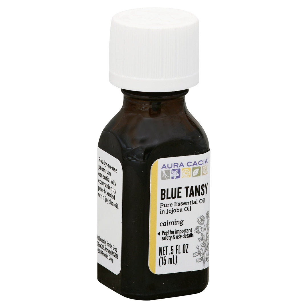 Aura Cacia Oil Pure Essential Calming Blue Tansy .5 OZ [UNFI #2414332] T
