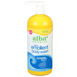 Alba Botanica Body Wash Ocean Surf Very Emollient 32 OZ [UNFI #2739639] T