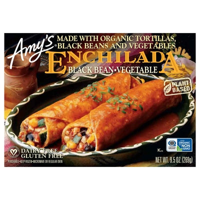 Amys Enchilada Black Bean/Vegetable 12/9.5 OZ [UNFI #249144] [ebt]