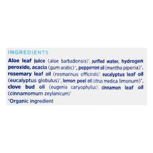 Essential Oxygen+ Mouthwash Organic Brushing Rinse Peppermint 16 OZ [UNFI #2578490] T