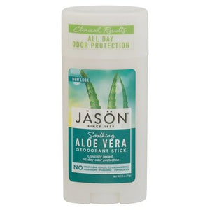 Jason Natural Products Deodorant Stick Aloe Vera Soothing 1/2.5 OZ [UNFI #800508] T