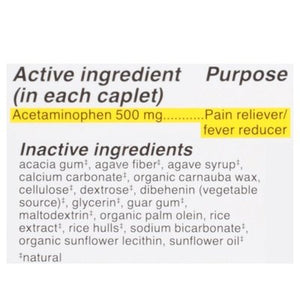 Genexa Acetaminophen Extra Strength For Adults Caplets 50 CT [UNFI #2984599] T