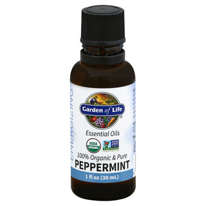 Garden Of Life Essential Oils Peppermint Organic 1 OZ [UNFI #2308534] T