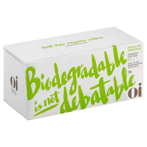 Organic Initiative Corp Tampons Organic Cotton Regular 16 CT [UNFI #2604676] T