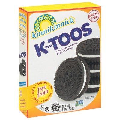 Kinnikinnick Foods Creme Cookies Chocolate Sandwich 6/8 OZ [UNFI #0790493] [ebt]
