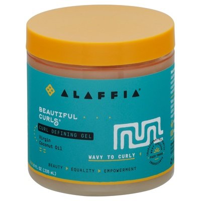Alaffia Curl Defining Gel Virgin Coconut Oil Wavy To Curly 1/8 OZ [UNFI #2531663] T