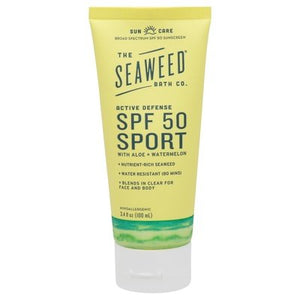 Seaweed Bath Co Sunscreen SPF 50 Sport 3.4 OZ [UNFI #2691863] T