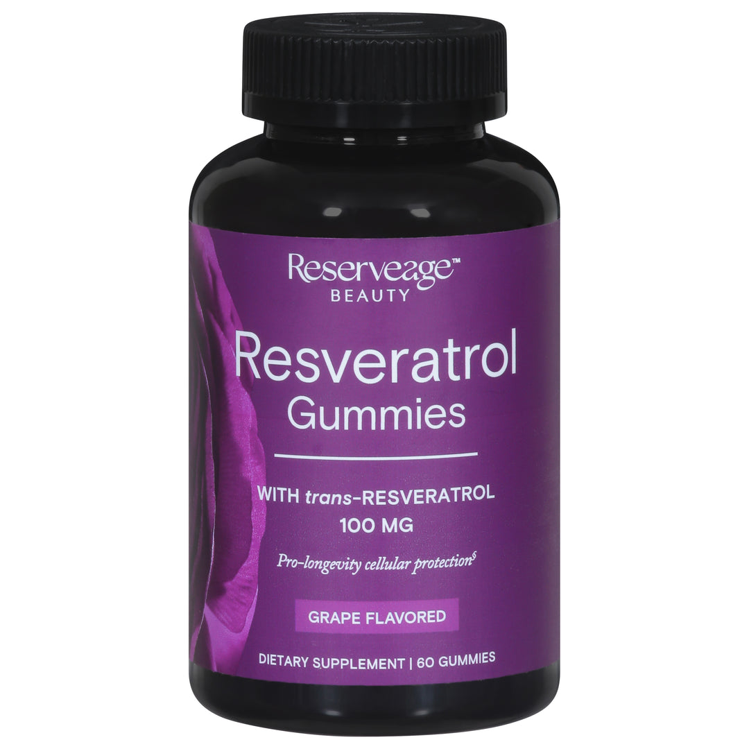 Reserveage Nutrition Resveratrol Grape Flavor 100 Mg Gummies 60 CT [UNFI #2913333]