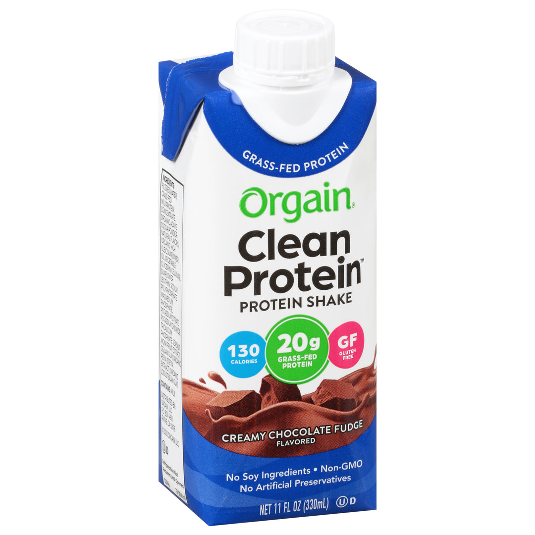 Orgain Protein Shake Grass Fed Creamy Chocolate Fudge Flavored 12/11 OZ [UNFI #1821339] [ebt]