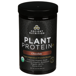Ancient Nutrition Plant Protein+ Chocolate 12.5 OZ [UNFI #2575595]