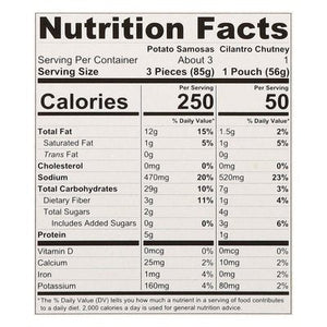 Sukhis Samosas Potato And Peas 6/10 OZ [UNFI #2784478] [ebt]