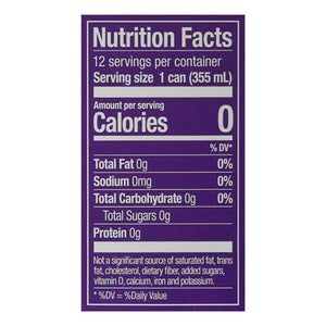 Zevia Soda Zero Sugar Grape 2/12/12 Z [UNFI #2892149] [ebt]