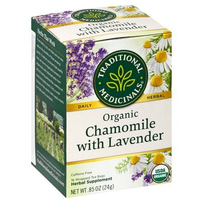 Traditional Medicinals Herbal Supplement Organic Chamomile With Lavender Tea Bags 6/16 Bag [UNFI #0673806] [ebt]